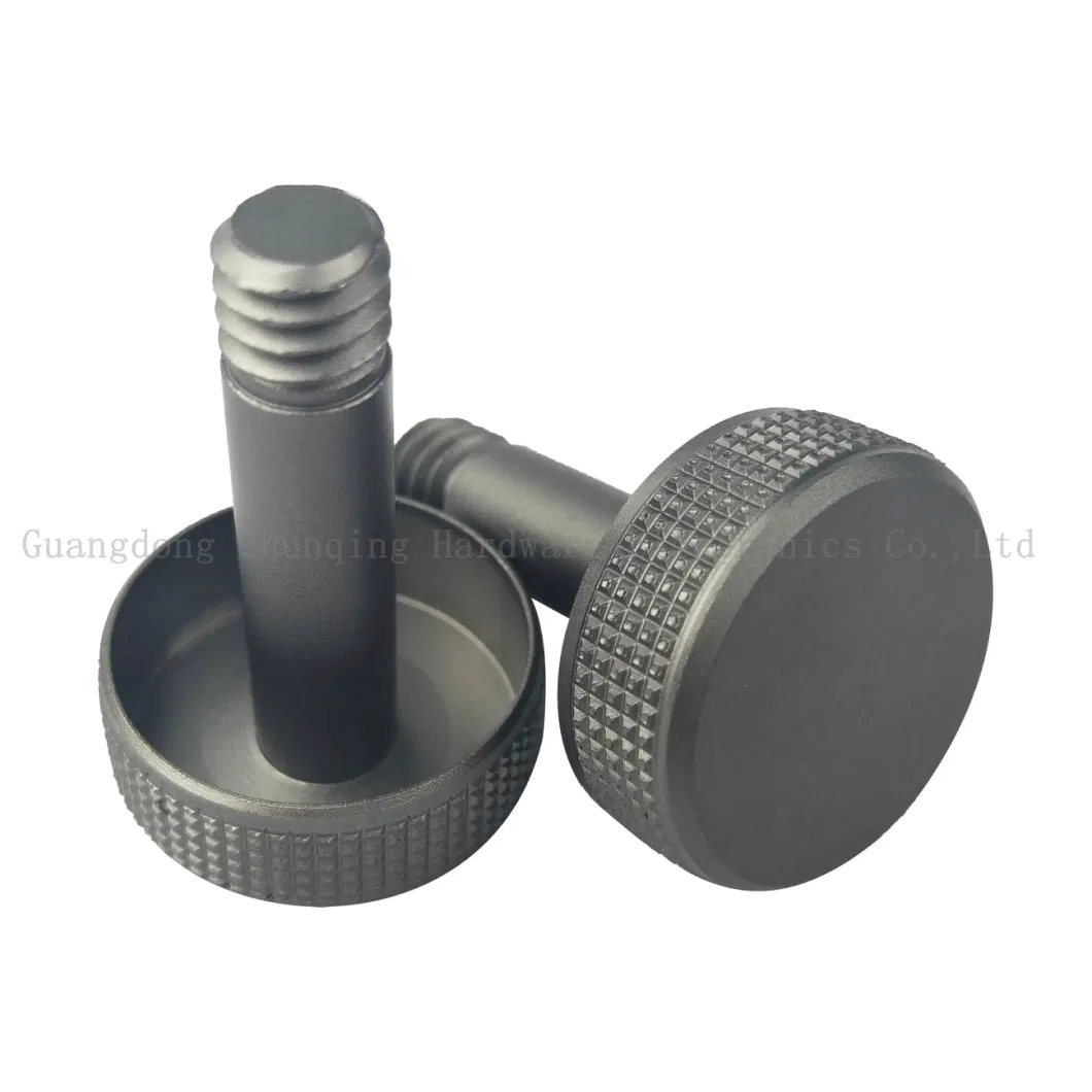 Customized Aluminum/Brass/Copper/Carbon/Stainless Steel/Titanium Knurled Head Thumb Screws